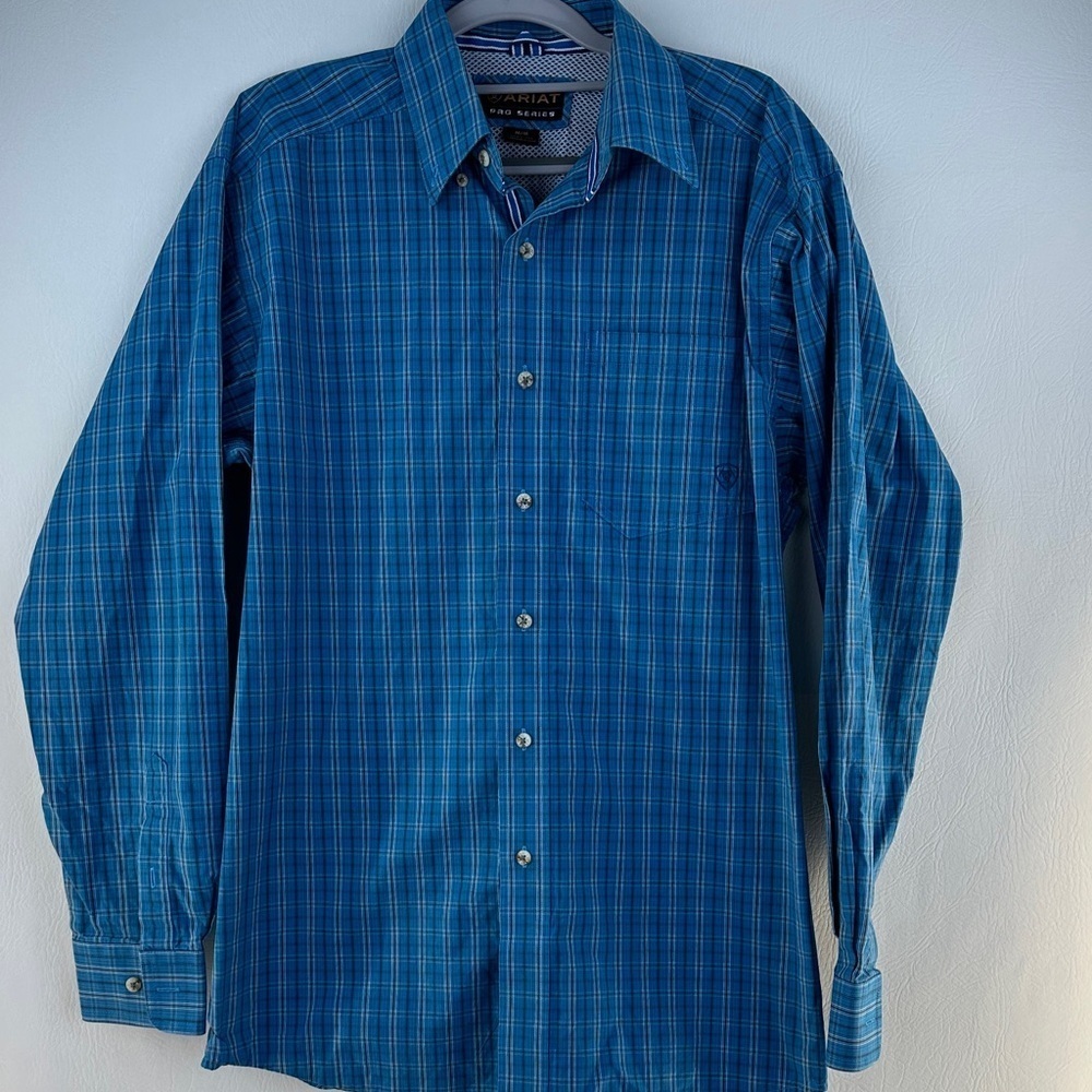 Ariat Pro Series Plaid Button Down Long Sleeve Shirt
